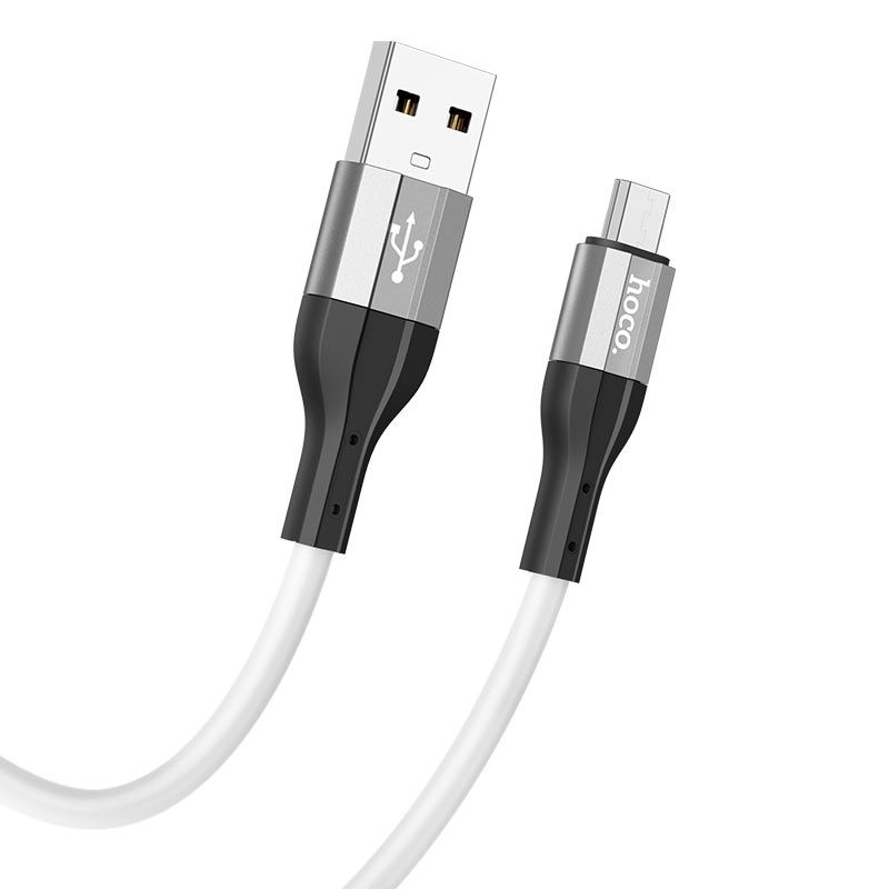 Кабель Hoco X72 USB to MicroUSB 1m белый Кабель Hoco X72 USB to MicroUSB 1m белый