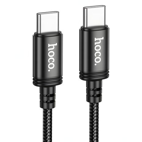 Кабель Type-C to Type-C Hoco X91 PD 60W 3m чорний Кабель Type-C to Type-C Hoco X91 PD 60W 3m чорний
