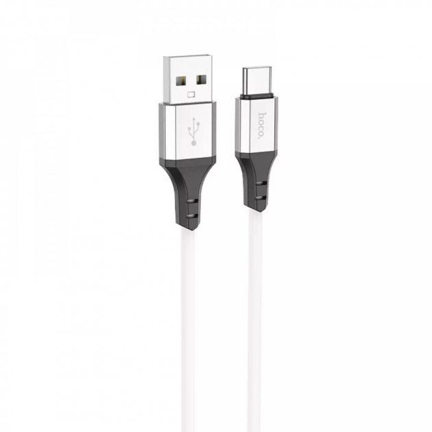 Кабель Hoco X86 USB to Type-C 1m білий Кабель Hoco X86 USB to Type-C 1m білий