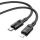Кабель Hoco X83 Type-C to Lightning PD 1m чорний Кабель Hoco X83 Type-C to Lightning PD 1m чорний