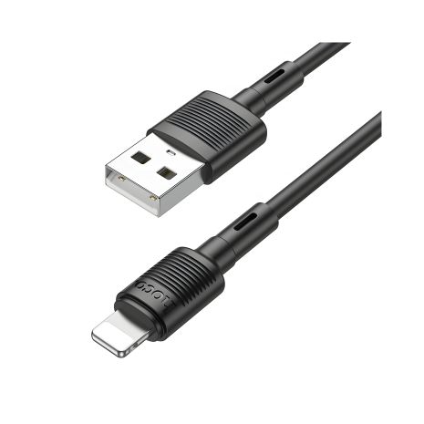 Кабель Hoco X83 чорний USB to Lightning 1m Кабель Hoco X83 чорний USB to Lightning 1m