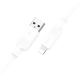 Кабель Hoco X84 Білий USB to Lightning 1m Кабель Hoco X84 Білий USB to Lightning 1m