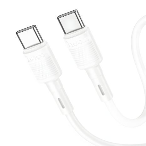 Type-C на Type-C Hoco X83 кабель PD 60W 1m белый Type-C на Type-C Hoco X83 кабель PD 60W 1m белый