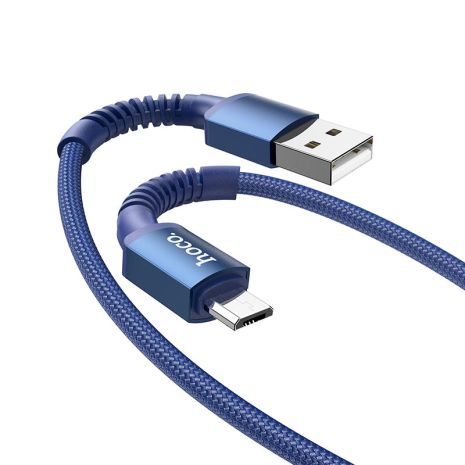 Кабель Hoco X71 USB to MicroUSB 1m синий Кабель Hoco X71 USB to MicroUSB 1m синий