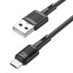 Кабель MicroUSB Hoco X83 USB 1m черный Кабель MicroUSB Hoco X83 USB 1m черный