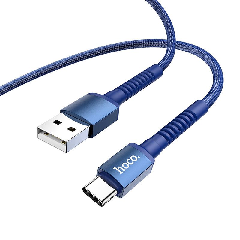 Кабель Hoco X71 USB to Type-C 1m синій Кабель Hoco X71 USB to Type-C 1m синій