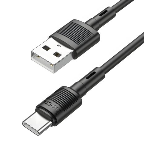 Кабель Hoco X96 чорний USB для Type-C PD 27W 1m Кабель Hoco X96 чорний USB для Type-C PD 27W 1m