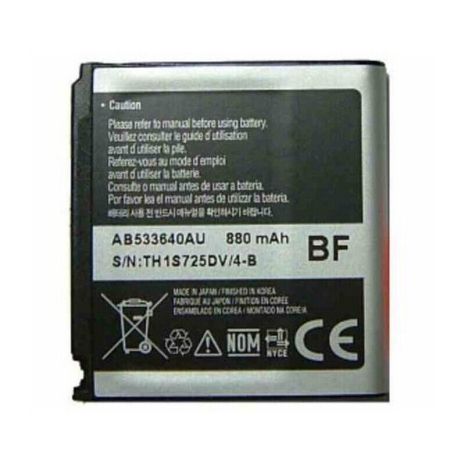 Акумулятор Samsung F330, S3600, C3310, S5320, S5520 та ін. (AB533640AE/AU/CU) [Original] 12 міс. гарантії
