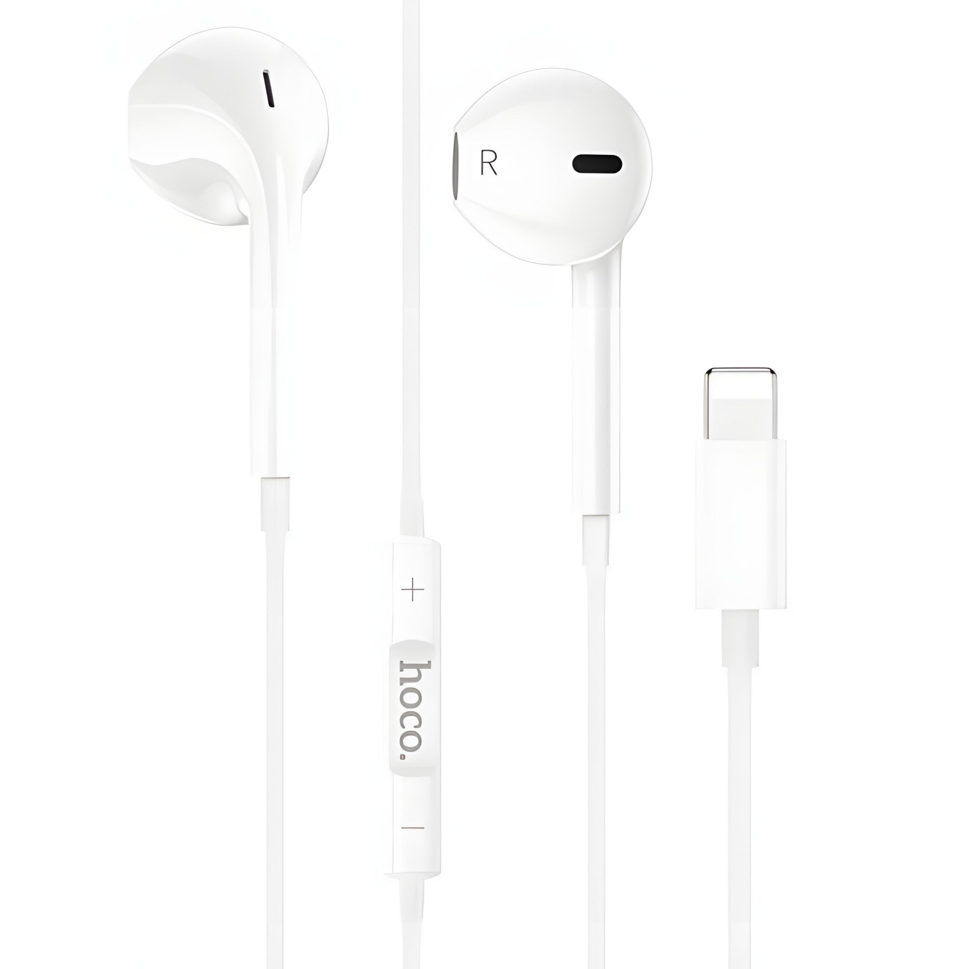 Белые наушники Hoco M80 Lightning Белые наушники Hoco M80 Lightning