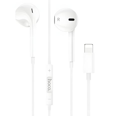 Белые наушники Hoco M80 Lightning Белые наушники Hoco M80 Lightning