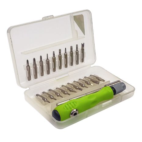 Набор отвёрток Kaisi K-T9020 (ручка, 20 бит, удлинитель 60мм) Набор отвёрток Kaisi K-T9020 (ручка, 20 бит, удлинитель 60мм)