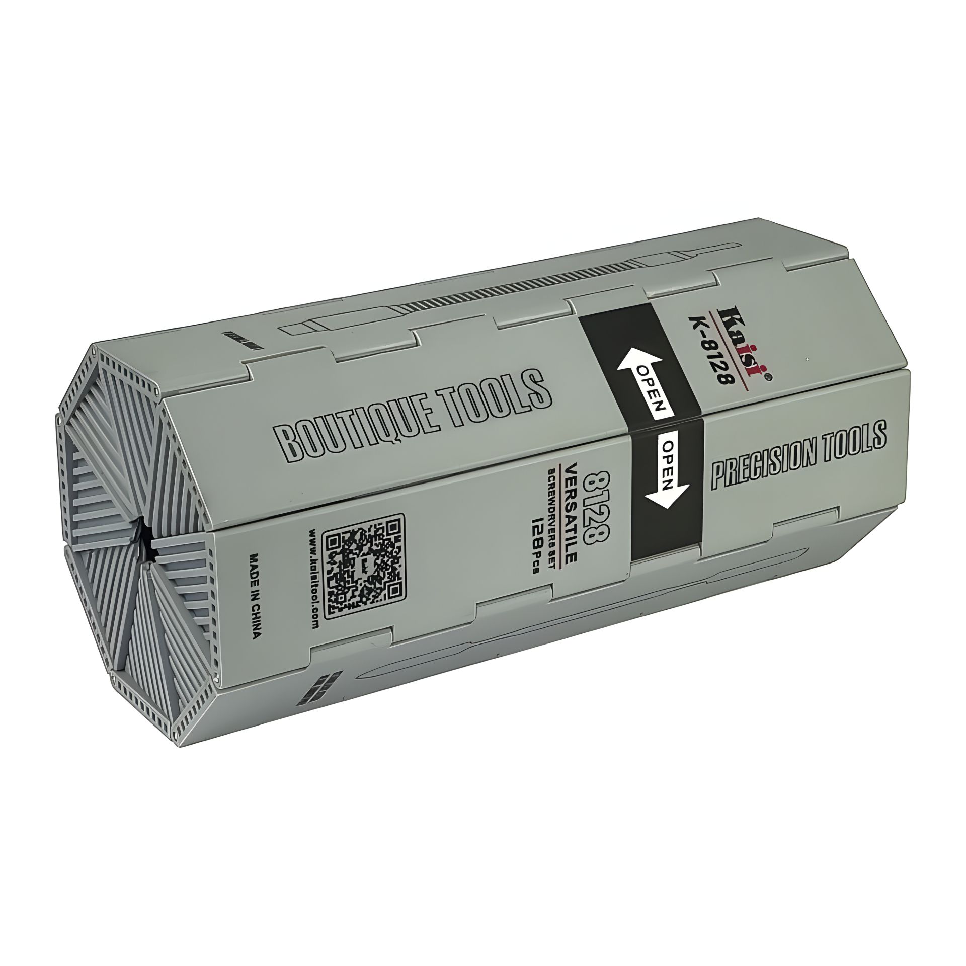 Професійний набір інструментів Kaisi К-8128 (120 біт, гнучкий подовжувач, ручка, пінцет, 3 лопатки, намагнічувач/розмагнічувач) Професійний набір інструментів Kaisi К-8128 (120 біт, гнучкий подовжувач, ручка, пінцет, 3 лопатки, намагнічувач/розмагнічувач)