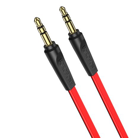 Aux Borofone BL6 1m, 3.5mm AUX, Red Aux Borofone BL6 1m, 3.5mm AUX, Red
