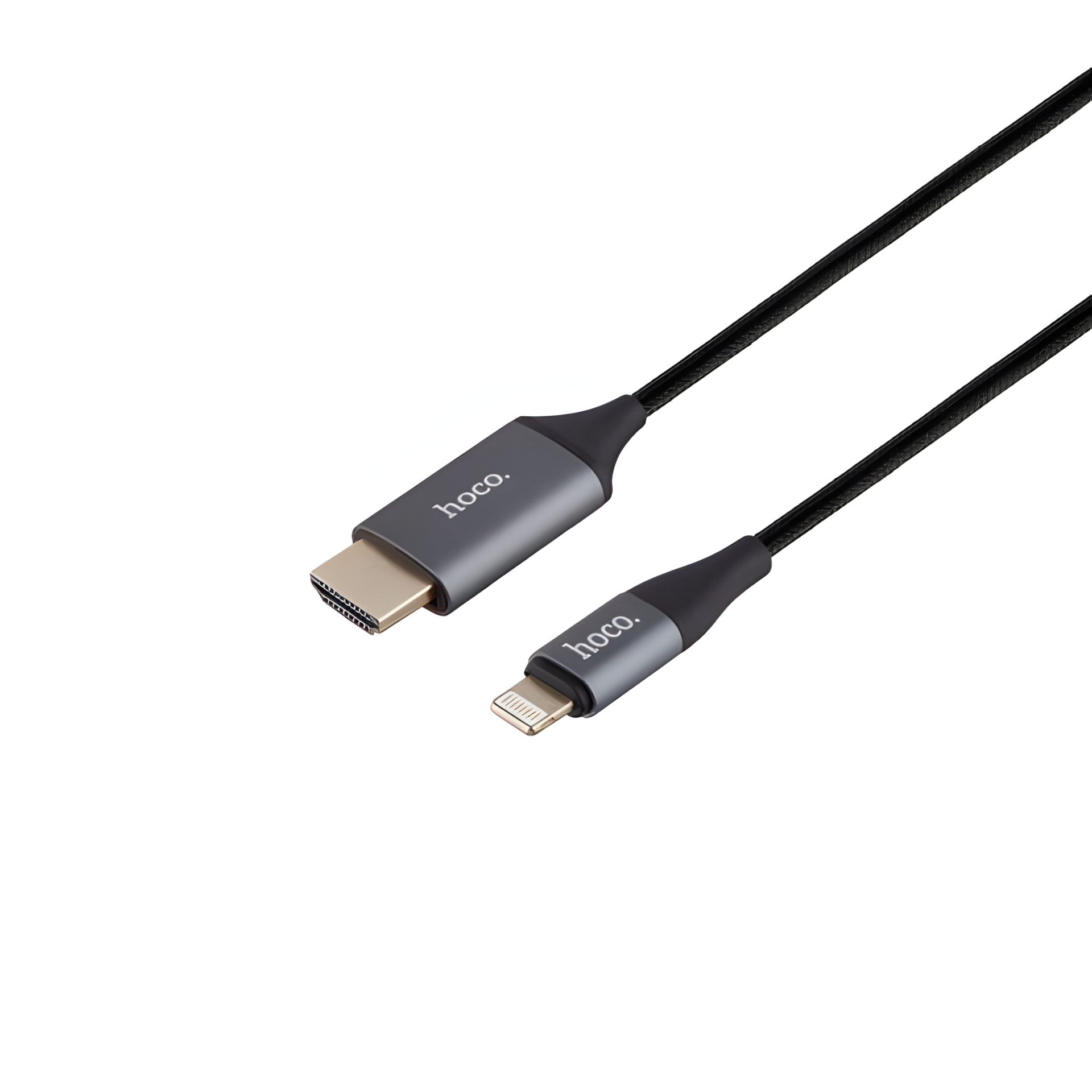 Переходник Hoco UA15 Lightning на HDMI 2m Серый Переходник Hoco UA15 Lightning на HDMI 2m Серый