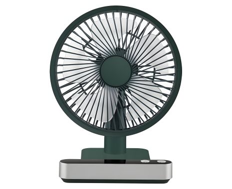 Зелений настільний вентилятор GXQC F702 на акумуляторі бездротовий Зелений настільний вентилятор GXQC F702 на акумуляторі бездротовий