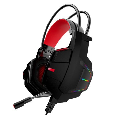 Навушники накладні ігрові Lenovo HU85 чорні Навушники накладні ігрові Lenovo HU85 чорні