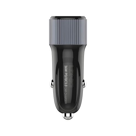 Авто зарядний пристрій LDNIO C510Q QC3.0/PD 38W Чорний