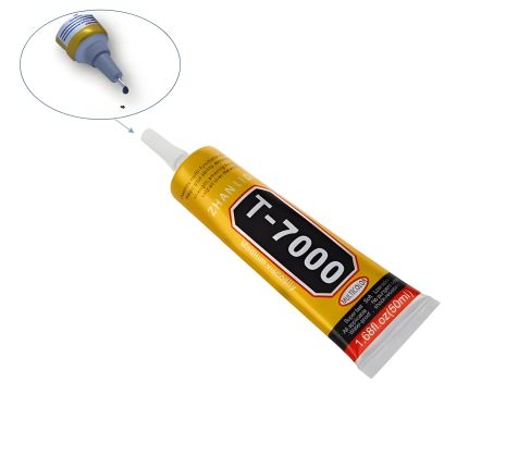 Силіконовий клей T-7000, чорний, 50ml Силіконовий клей T-7000, чорний, 50ml