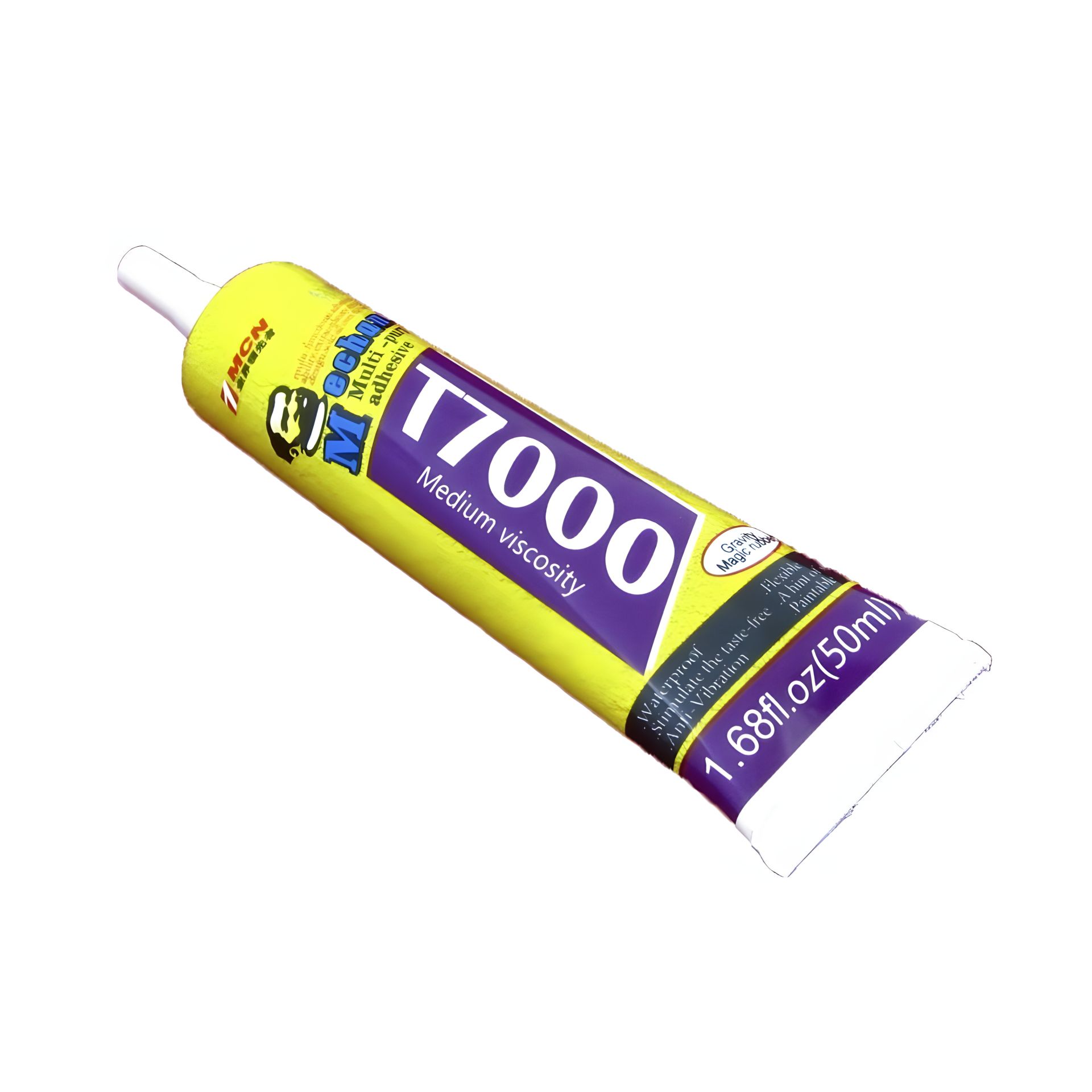 Silicone T7000/T-7000 клей чорний, 50 ml, в тюбику з дозатором Silicone T7000/T-7000 клей чорний, 50 ml, в тюбику з дозатором