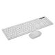 Беспроводная клавиатура и мышь XO KB-02, белый, ENGLISH Беспроводная клавиатура и мышь XO KB-02, белый, ENGLISH
