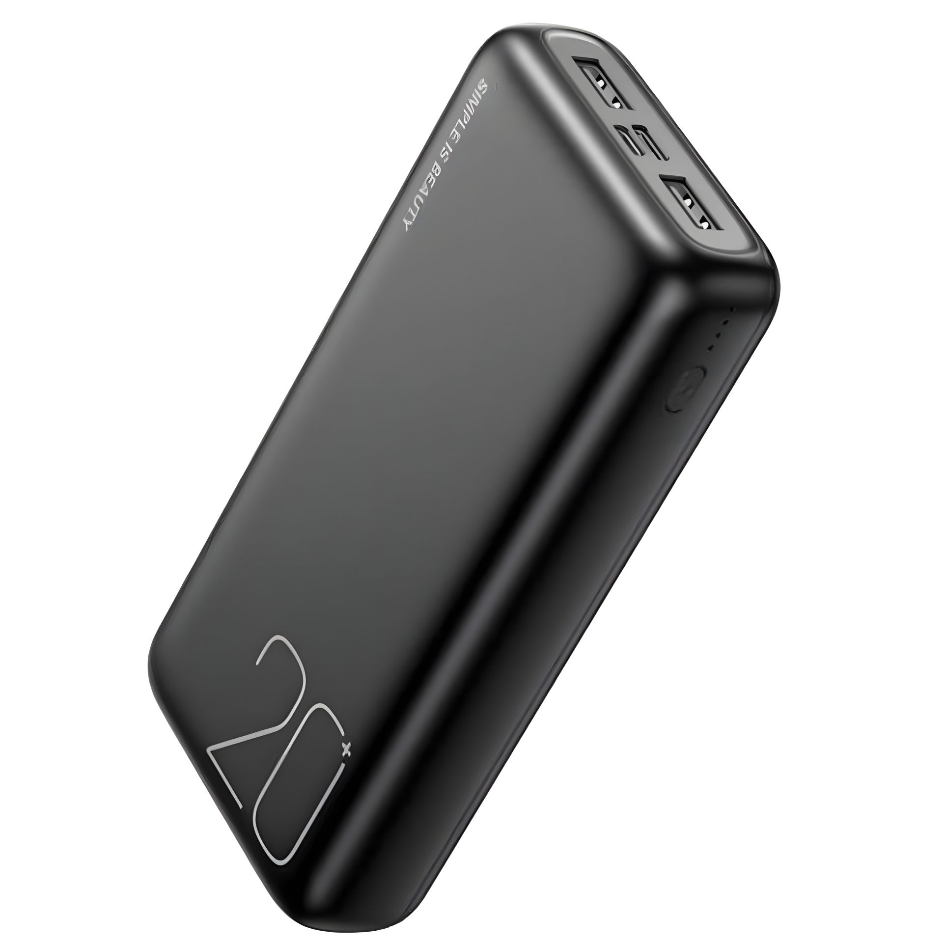 Повербанк XO PR183 (20000 mAh / Out: 2USB 5V/2.1A / In: Type-C, micro-USB 5V/2.1A ) с LED индикатором, Чёрный Повербанк XO PR183 (20000 mAh / Out: 2USB 5V/2.1A / In: Type-C, micro-USB 5V/2.1A ) с LED индикатором, Чёрный