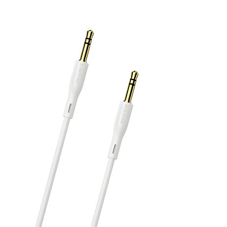 AUX кабель Borofone BL1 Jack 3.5 to Jack 3.5 1m білий - ClearSound AUX кабель Borofone BL1 Jack 3.5 to Jack 3.5 1m білий - ClearSound