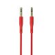AUX кабель Borofone BL1 Jack 3.5 to Jack 3.5 1m червоний AUX кабель Borofone BL1 Jack 3.5 to Jack 3.5 1m червоний