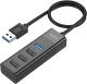Адаптер Hoco HB25 чорний (USB to USB3.0+USB2.0*3) 4 in 1 Адаптер Hoco HB25 чорний (USB to USB3.0+USB2.0*3) 4 in 1