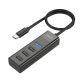Адаптер Hoco HB25 чорний Type-C (to USB3.0+USB2.0*3) Адаптер Hoco HB25 чорний Type-C (to USB3.0+USB2.0*3)
