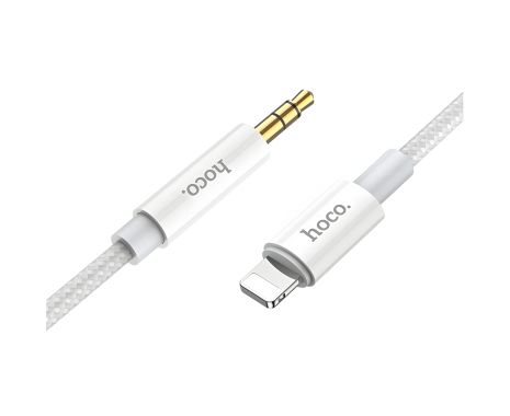 Hoco UPA19 1m серый Lightning AUX кабель к Jack 3.5 Hoco UPA19 1m серый Lightning AUX кабель к Jack 3.5