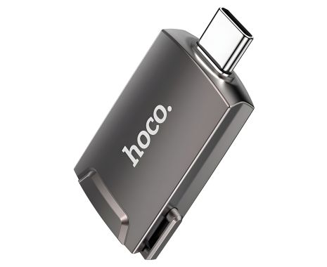 Hoco UA19 черный 4K адаптер-переходник Type-C к HDMI (F) Hoco UA19 черный 4K адаптер-переходник Type-C к HDMI (F)