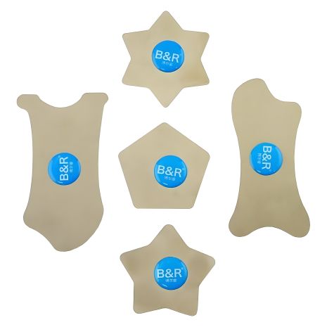 Набір металевих карт Aida C9 - 5 in 1 для розбирання (шестикутник, зірка п'ятикутна та шестикутна, 2 фігурні карти)