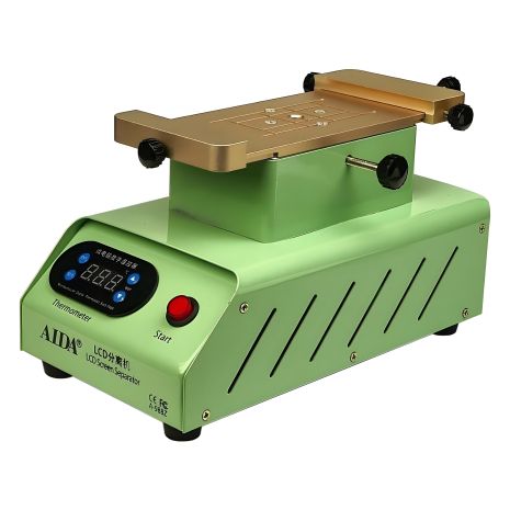 Сепаратор 8" (19 x 8 см) Aida A-988Z з поворотною робочою поверхнею, затискачем та вбудованим компресором Сепаратор 8" (19 x 8 см) Aida A-988Z з поворотною робочою поверхнею, затискачем та вбудованим компресором