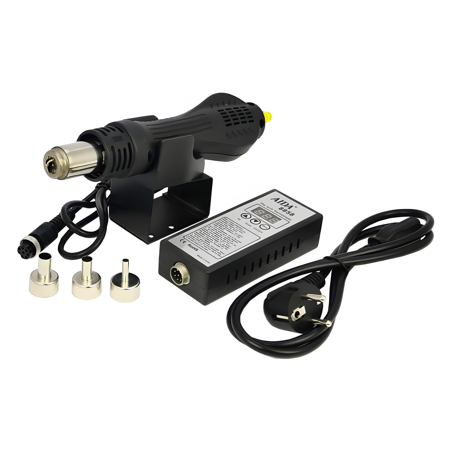 Термофен Aida 8858 з блоком управління (регулювання t 100 - 480 гр. С, 300W, 220V) Термофен Aida 8858 з блоком управління (регулювання t 100 - 480 гр. С, 300W, 220V)