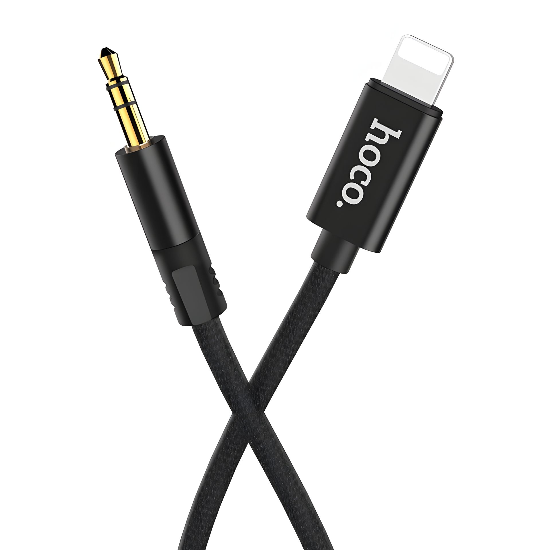 Hoco UPA13 1m черный Lightning AUX кабель к Jack 3.5 Hoco UPA13 1m черный Lightning AUX кабель к Jack 3.5