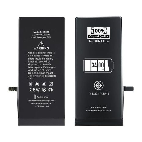Акумулятор iPhone 8 Plus (3400mAh) посилений [Original PRC] 12 міс. гарантії