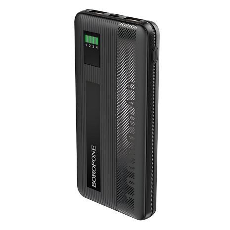 Повербанк Borofone BT32 (10000 mAh / Out: 2USB 5V/2A / In: Lightning, Type-C, micro-USB 5V/2A) с LED индикатором, Чёрный Повербанк Borofone BT32 (10000 mAh / Out: 2USB 5V/2A / In: Lightning, Type-C, micro-USB 5V/2A) с LED индикатором, Чёрный