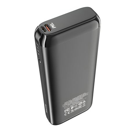 Повербанк Borofone BJ1A (20000mAh / Out: USB 18W QC3.0, Type-C 18W PD / In: Type-C 18W, micro 18W) с LED индикатором, Белый Повербанк Borofone BJ1A (20000mAh / Out: USB 18W QC3.0, Type-C 18W PD / In: Type-C 18W, micro 18W) с LED индикатором, Белый