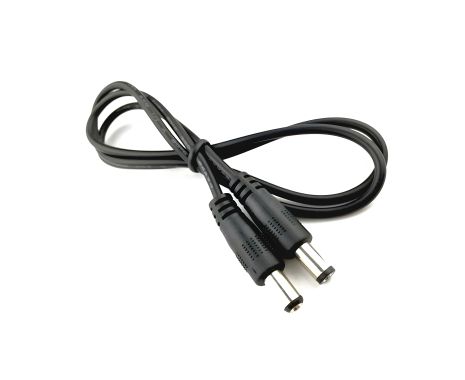 Кабель живлення DC 5.5x2.1 чорний to DC 5.5x2.1 0.5m Кабель живлення DC 5.5x2.1 чорний to DC 5.5x2.1 0.5m