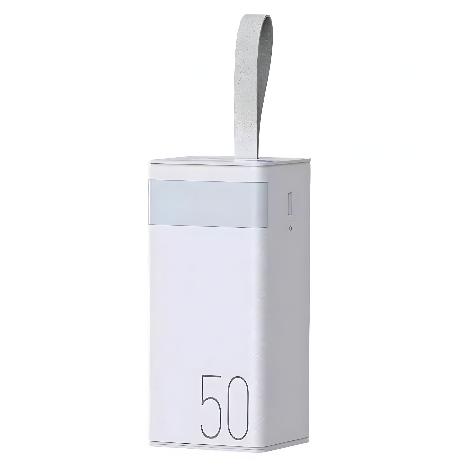 Повербанк Remax RPP-321 (50000mAh/Out: 2xUSB-A 22.5W QC3.0, Type-C PD 20W/In: micro-USB, Type-C 18W) з LED Дисплеєм та ліхтариком, Білий Повербанк Remax RPP-321 (50000mAh/Out: 2xUSB-A 22.5W QC3.0, Type-C PD 20W/In: micro-USB, Type-C 18W) з LED Дисплеєм та ліхтариком, Білий