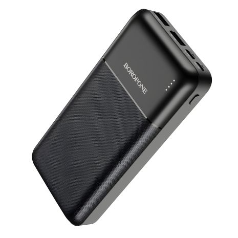 Повербанк Borofone BJ16A (20000 mAh/Out: 2USB 5V/2A/In: Type-C, micro-USB 5V/2A) з LED індикатором, Чорний Повербанк Borofone BJ16A (20000 mAh/Out: 2USB 5V/2A/In: Type-C, micro-USB 5V/2A) з LED індикатором, Чорний