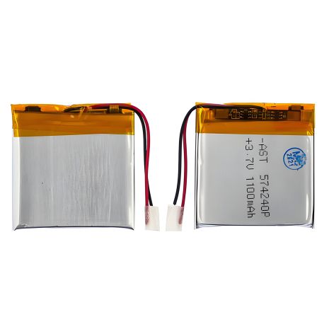 Аккумулятор 574240P универсальный с контроллером, 5,5 х 40 х 40 мм (1100 mAh)/ для смартфона, планшета Аккумулятор 574240P универсальный с контроллером, 5,5 х 40 х 40 мм (1100 mAh)/ для смартфона, планшета