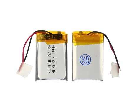 Акумулятор 352030P універсальний з контролером, 3,5 х 20 х 30 мм (300 mAh), для TWS навушників, Bluetooth гарнітур, MP3 плеєрів, ефективна робота Акумулятор 352030P універсальний з контролером, 3,5 х 20 х 30 мм (300 mAh), для TWS навушників, Bluetooth гарнітур, MP3 плеєрів, ефективна робота