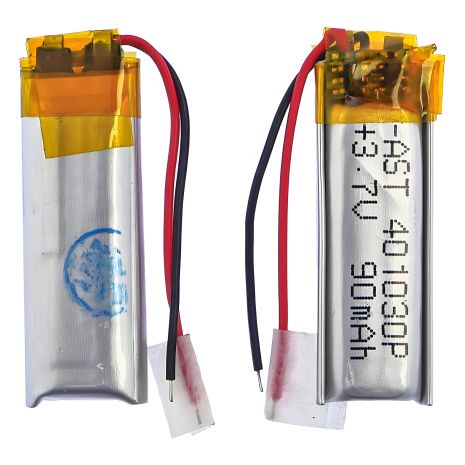 Акумулятор 401030P універсальний з контролером, 4,5 х 10 х 30 мм (90 mAh)/ для TWS навушників, Bluetooth гарнітур, MP3 плеєрів Акумулятор 401030P універсальний з контролером, 4,5 х 10 х 30 мм (90 mAh)/ для TWS навушників, Bluetooth гарнітур, MP3 плеєрів