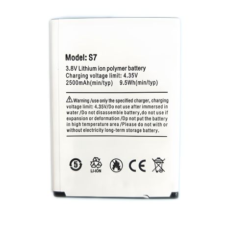 Ulefone S7/Assistant AS-502/AS-503 аккумулятор 2500 mAh [Original PRC] 12 мес. гарантии