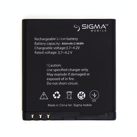 Аккумулятор для Sigma Comfort 50 Menol / Comfort 50 Shell [Оригинальный PRC] 12 месячная гарантия