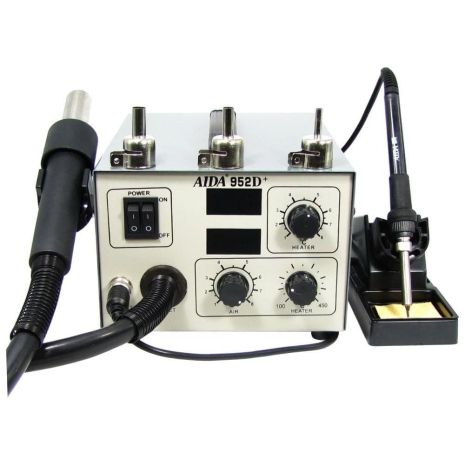 Паяльна станція Aida 952D+ з феном і паяльником Паяльна станція Aida 952D+ з феном і паяльником