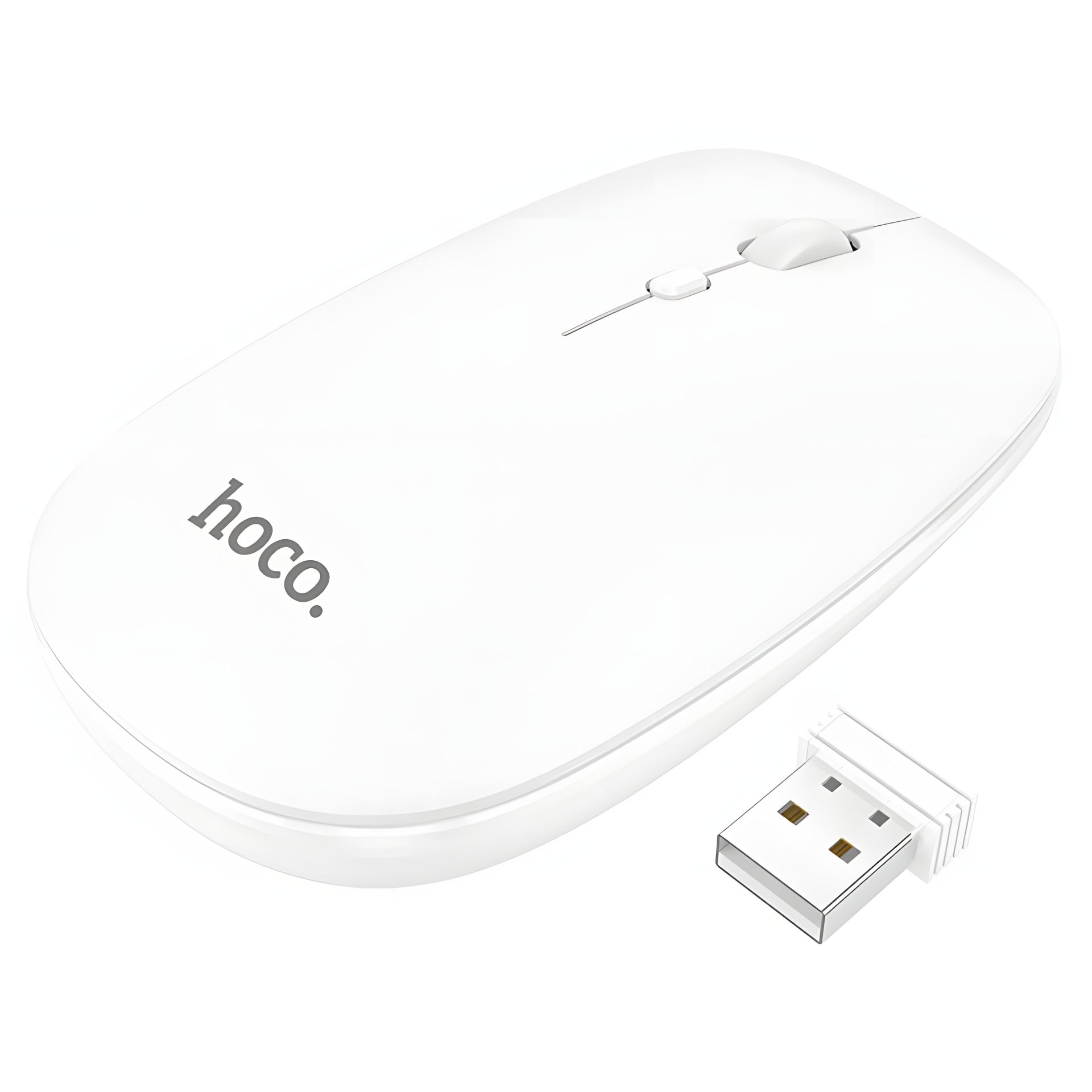 Premium wireless мышь Hoco GM15 Art dual-mode business |BT5.0, 2.4G, 800/1200/1600dpi| Белая Premium wireless мышь Hoco GM15 Art dual-mode business |BT5.0, 2.4G, 800/1200/1600dpi| Белая