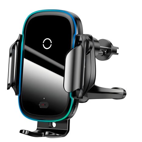 Baseus WXHW03 Wireless Charger Автоутримувач Чорний, 01