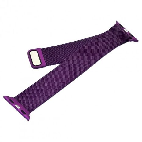 Ремешок Миланская петля для Apple Watch Band 42/ 44 mm фиолетовый Ремешок Миланская петля для Apple Watch Band 42/ 44 mm фиолетовый